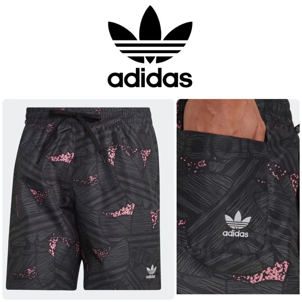 NWT ✨ adidas Originals • Rekive AOP Swim Shorts • Small